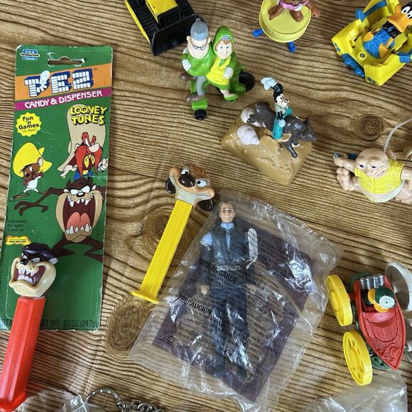 Vintage 1990's McDonalds Burger King Fast Food Toys Lot Of 30 Happy Meal Toys - Picture 9 of 16